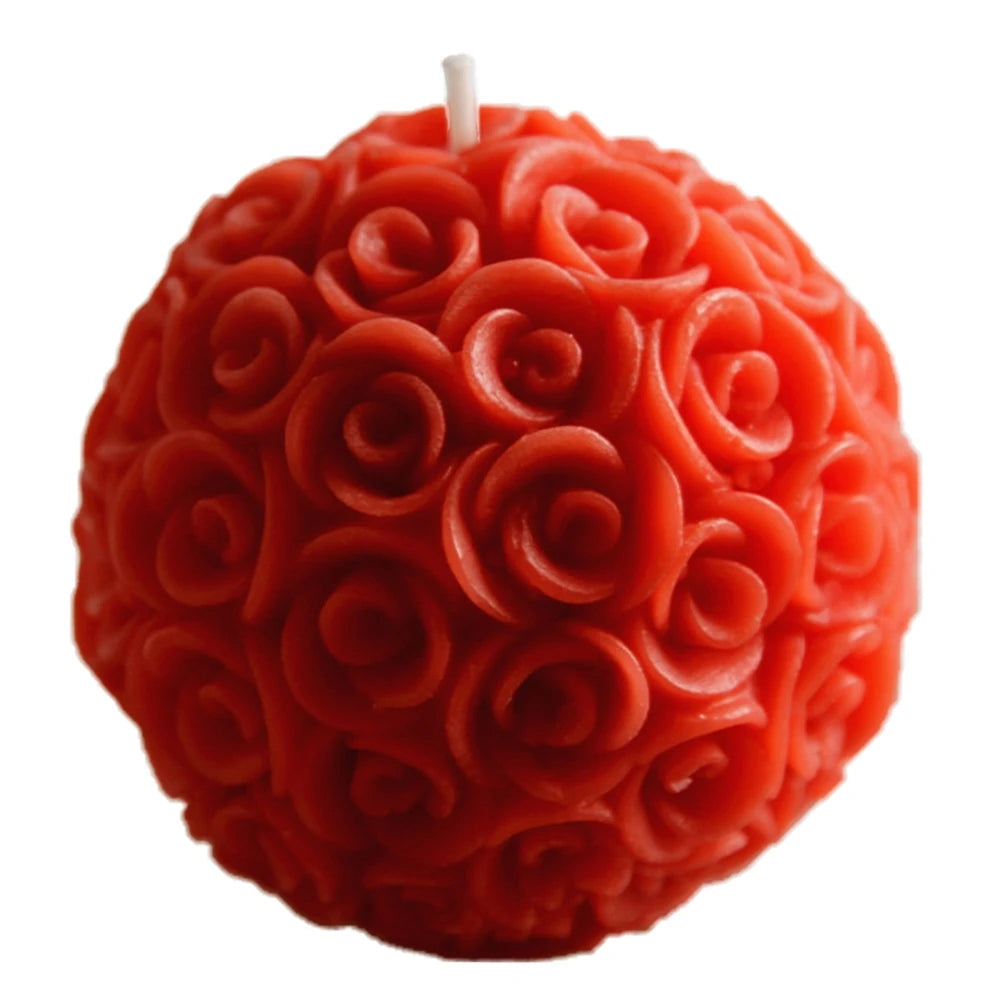 Bougie en forme de Rose