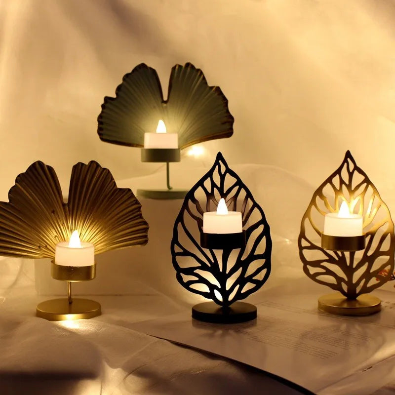 Bougeoir Feuille Automne