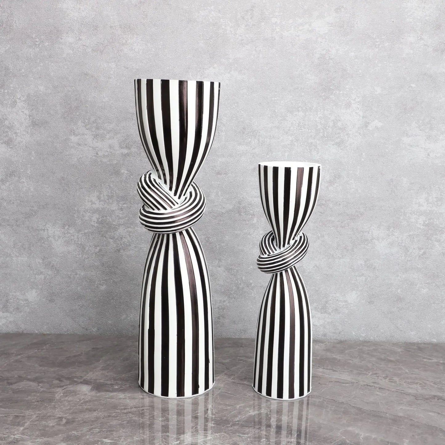 Bougeoir Noir et Blanc