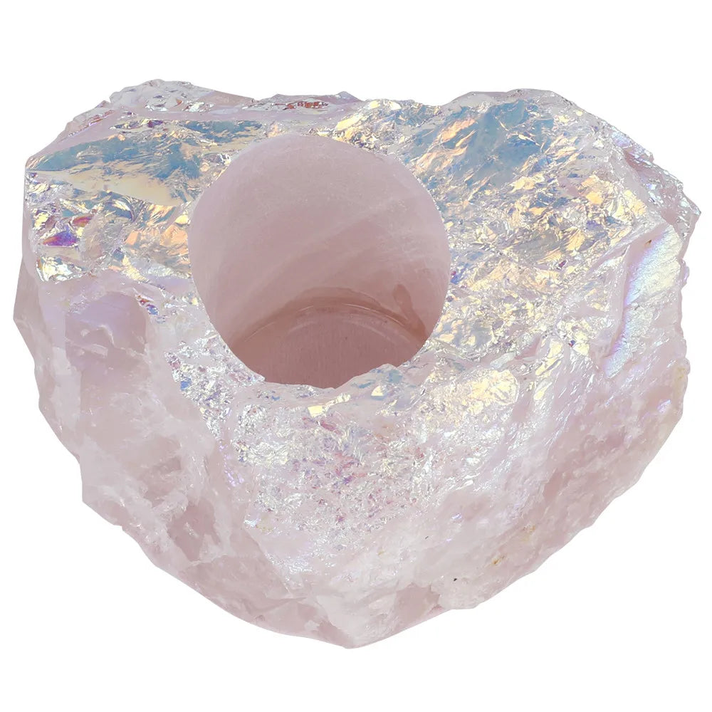 Bougeoir Quartz Rose