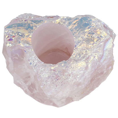 Bougeoir Quartz Rose