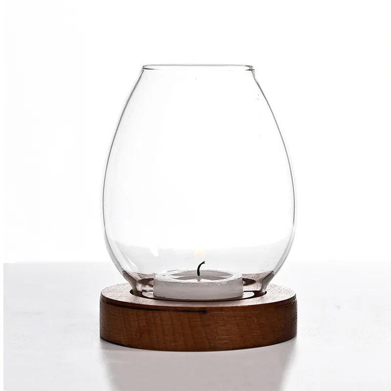 Bougeoir Boule Verre