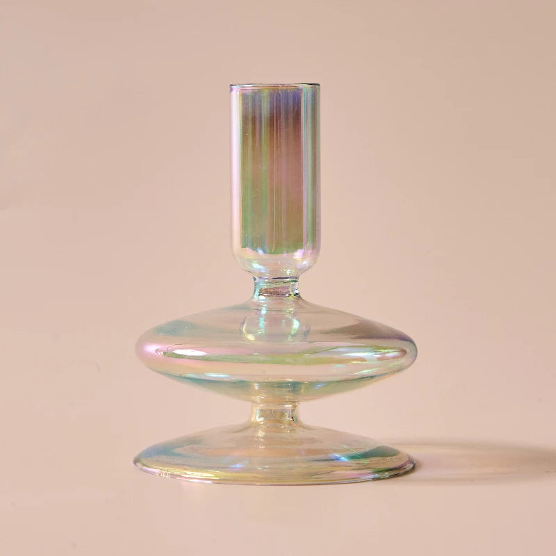 Bougeoir Verre Coloré