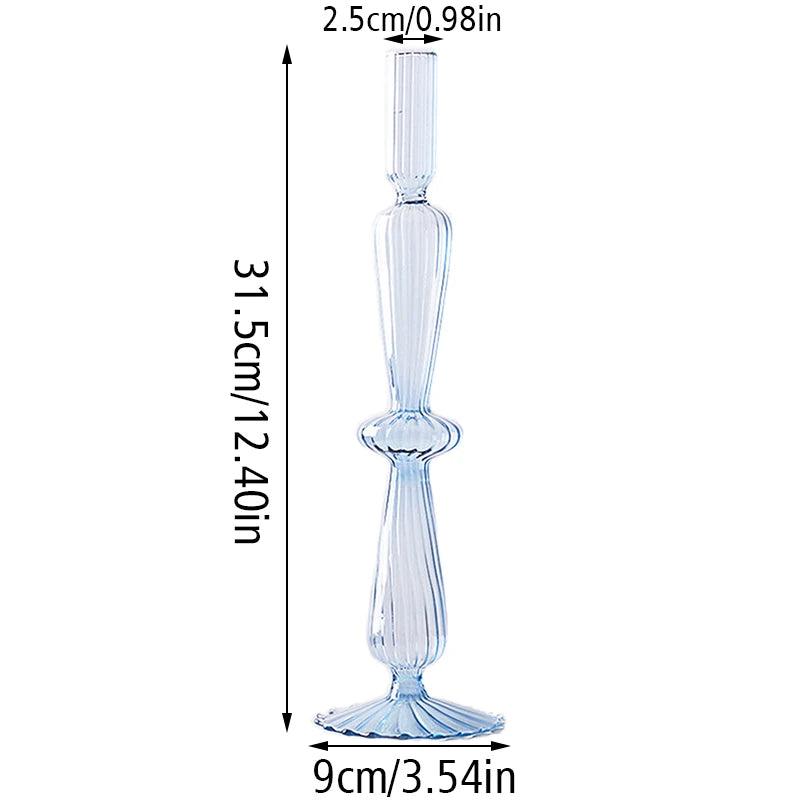 Bougeoir Cylindrique Verre