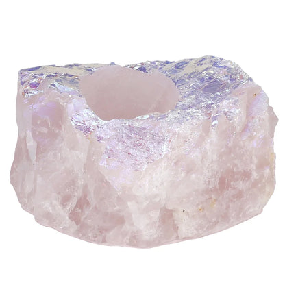 Bougeoir Quartz Rose