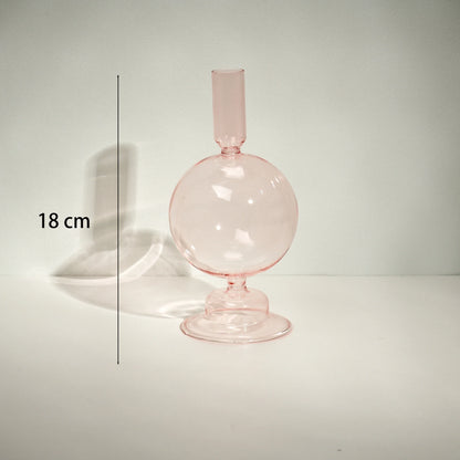 Vase Bougeoir Verre