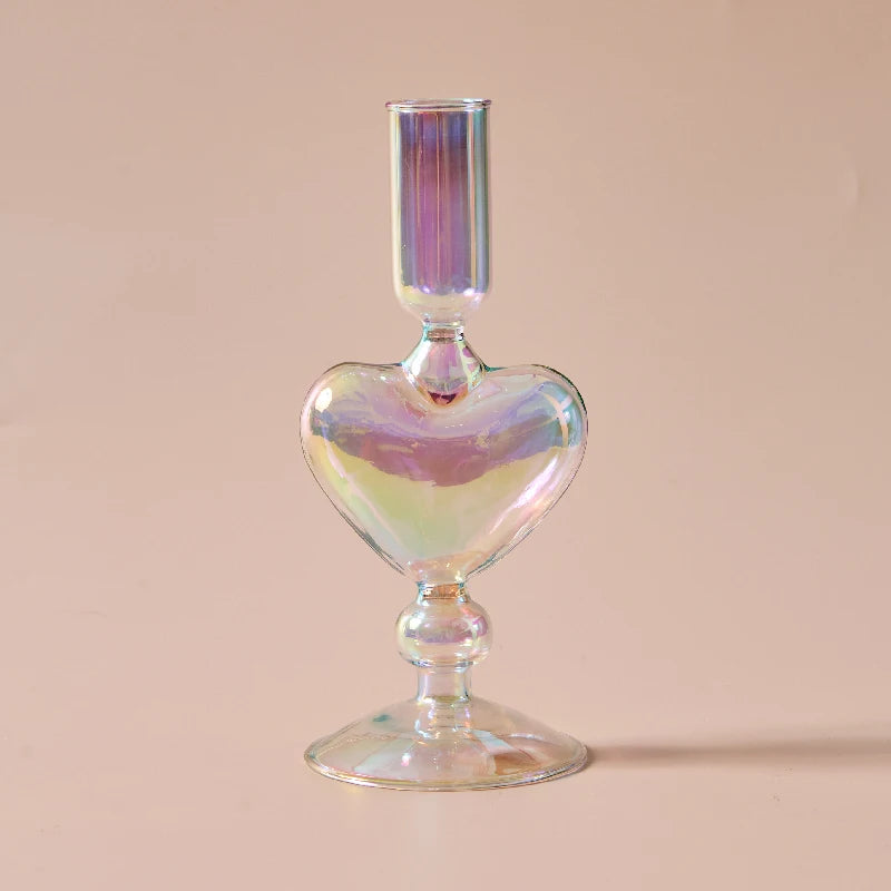 Bougeoir Verre Coloré