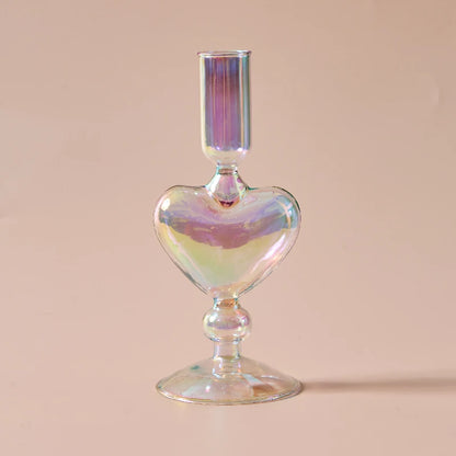 Bougeoir Verre Coloré