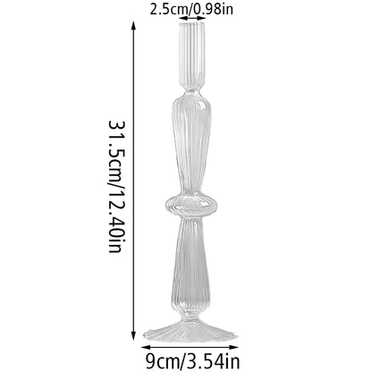 Bougeoir Cylindrique Verre