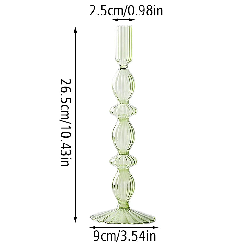 Bougeoir Cylindrique Verre