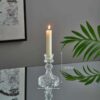 Bougeoir Vintage en Verre