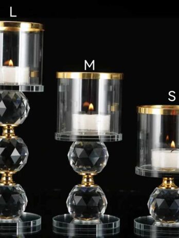 Bougeoir en Verre Mariage