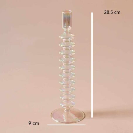 Bougeoir Verre Coloré
