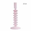 Bougeoir Verre Rose
