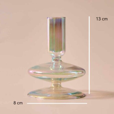 Bougeoir Verre Coloré