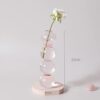 Bougeoir Verre Rose