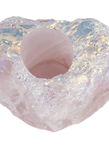 Bougeoir Quartz Rose