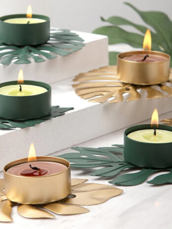 Bougeoir Feuille