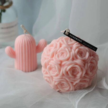 Bougie en forme de Rose