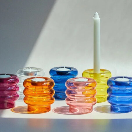 Bougeoir avec Verre