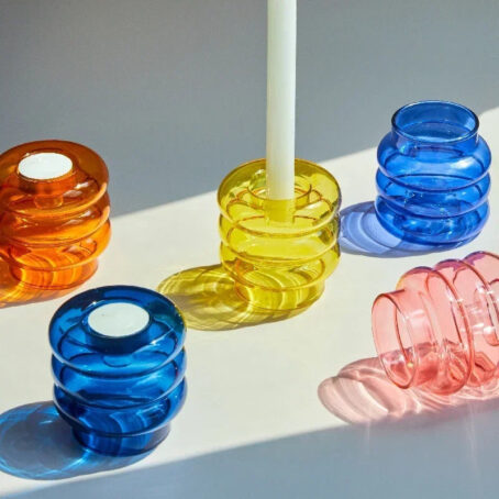 Bougeoir avec Verre