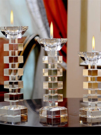 Bougeoir Verre Transparent