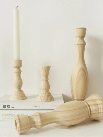 Bougeoir Bois Naturel