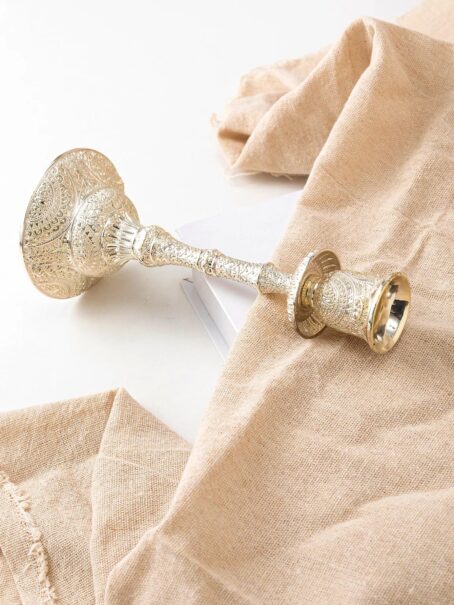 Bougeoir Doré Vintage