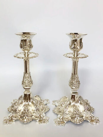 Bougeoir Argent Ancien