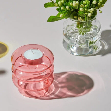 Bougeoir avec Verre