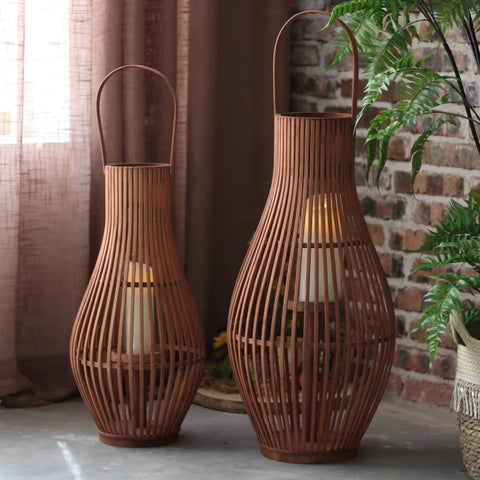 Photophores en bois
