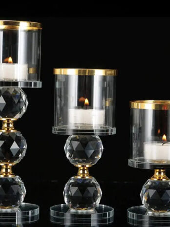 Bougeoir en Verre Mariage