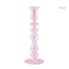 Bougeoir Verre Rose