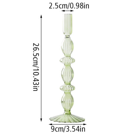 Bougeoir Cylindrique Verre