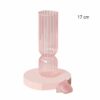 Bougeoir Verre Rose