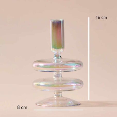 Bougeoir Verre Coloré