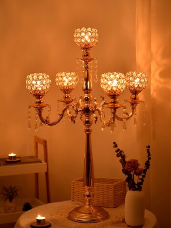 Grand Chandelier Doré