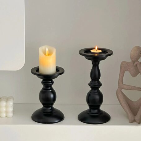 Porte-Bougie Noir