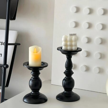 Porte-Bougie Noir