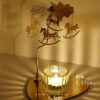 Petit Bougeoir en Verre