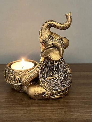 Porte-Bougie Éléphant
