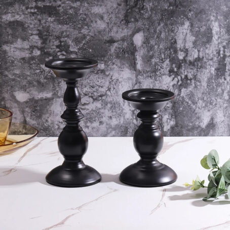 Porte-Bougie Noir