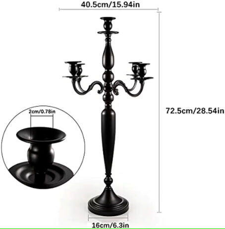 Grand Chandelier Noir