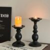 Porte-Bougie Noir