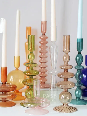 Vase Bougeoir Verre