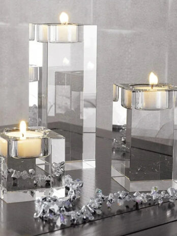 Porte-Bougie Verre