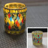 Photophore Mosaique Verre