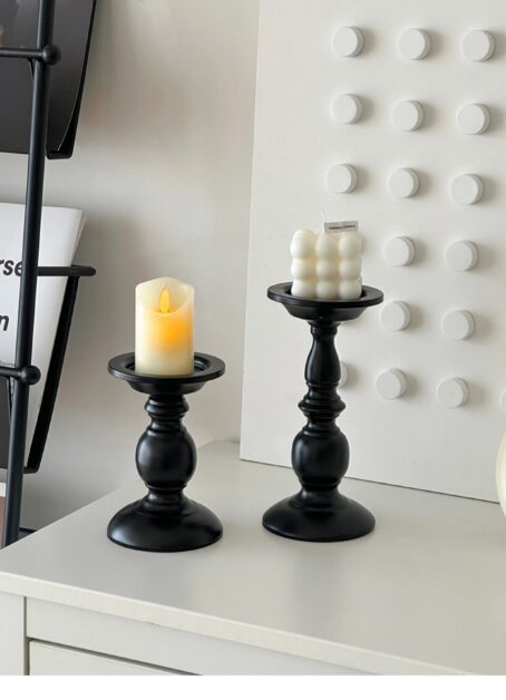 Porte-Bougie Noir