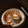 Petit Bougeoir en Verre